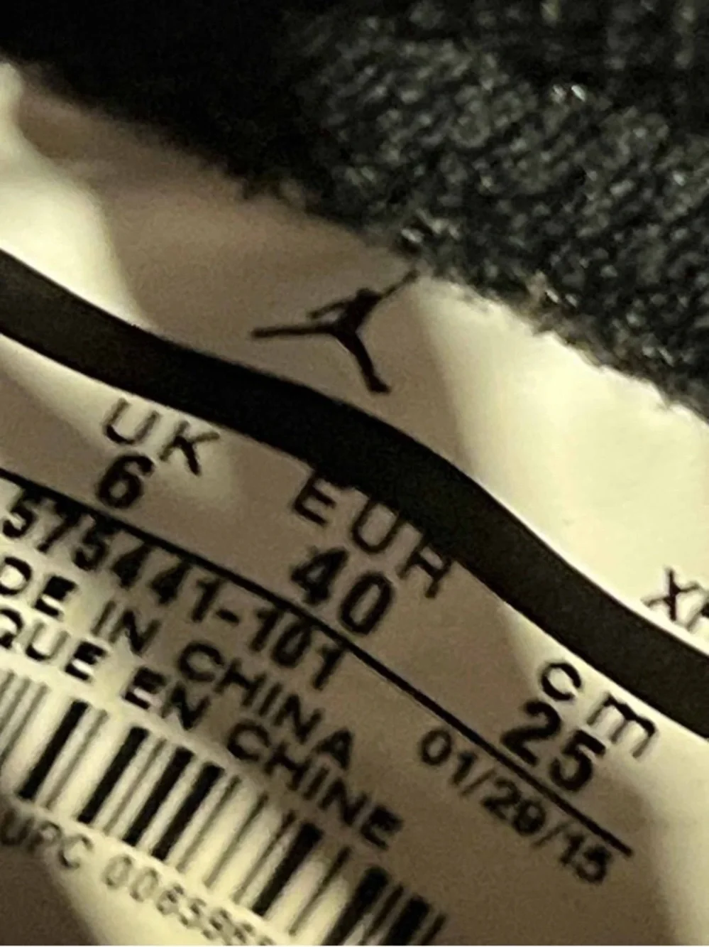 Jordan no box